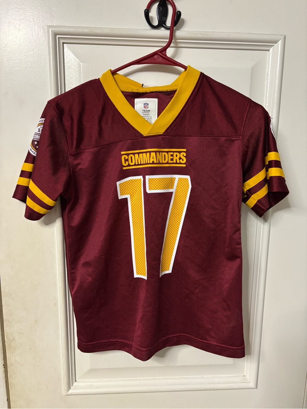 NFL Washington Commanders #17 Terry McLaurin Burgundy & Gold Youth Jersey